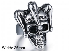 Stainless Steel Skull Rings Wholesale - HY002R105