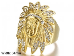 Stainless Steel Jewelry Wholesale - Stainless Steel Rings - HY0140R075