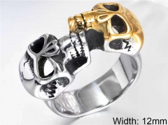 Stainless Steel Skull Rings Wholesale - HY0143R0543