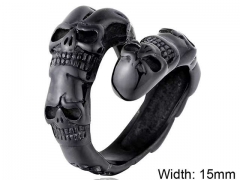 Stainless Steel Skull Rings Wholesale - HY0143R0631