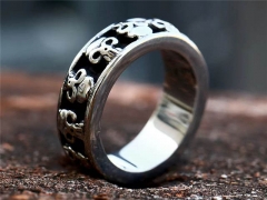 Stainless Steel Skull Rings Wholesale - HY0012R1183