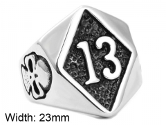 Stainless Steel Skull Rings Wholesale - HY0001R080