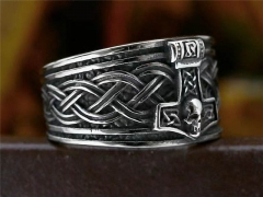 Stainless Steel Skull Rings Wholesale - HY0012R1060