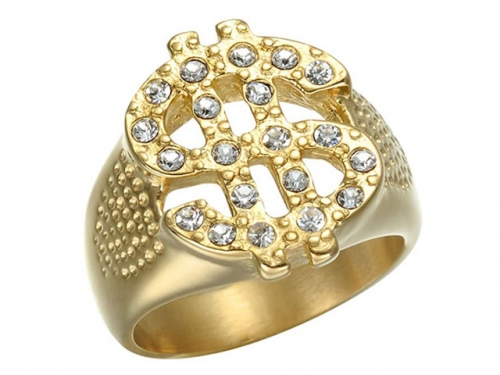 Stainless Steel Jewelry Wholesale - Stainless Steel Rings - HY0061R018