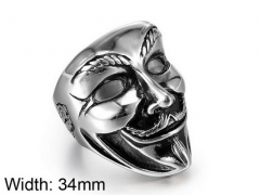 Stainless Steel Jewelry Wholesale - Stainless Steel Rings - HY002R0030HMR