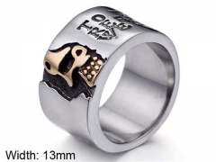 Stainless Steel Skull Rings Wholesale - HY0150R0131