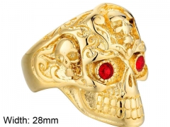 Stainless Steel Skull Rings Wholesale - HY0143R1190