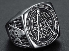 Stainless Steel Jewelry Wholesale - Stainless Steel Rings - HY0119R343