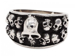 Stainless Steel Skull Rings Wholesale - HY0013R0988