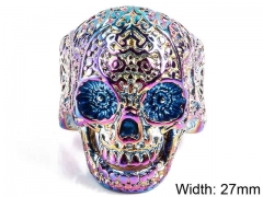 Stainless Steel Skull Rings Wholesale - HY0143R0617