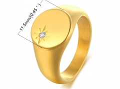 Stainless Steel Jewelry Wholesale - Stainless Steel Rings - HY0067R317