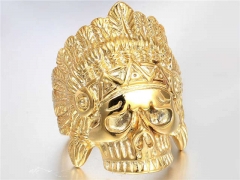 Stainless Steel Skull Rings Wholesale - HY0143R0509