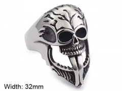 Stainless Steel Skull Rings Wholesale - HY0150R0196