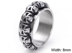 Stainless Steel Skull Rings Wholesale - HY0075R097