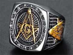 Stainless Steel Jewelry Wholesale - Stainless Steel Rings - HY0119R344