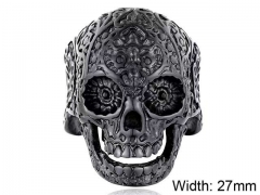 Stainless Steel Skull Rings Wholesale - HY0143R0615