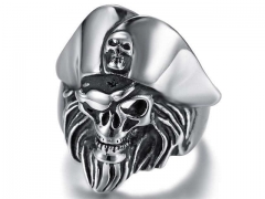 Stainless Steel Skull Rings Wholesale - HY0119R237