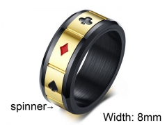 Stainless Steel Jewelry Wholesale - Stainless Steel Rings - HY006R0113HKL