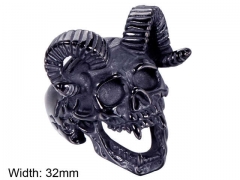 Stainless Steel Skull Rings Wholesale - HY004R212