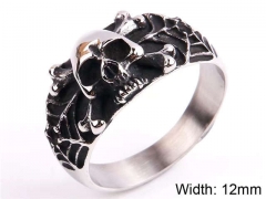 Stainless Steel Skull Rings Wholesale - HY0143R0567