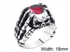 Stainless Steel Skull Rings Wholesale - HY0012R248