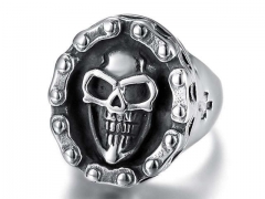 Stainless Steel Skull Rings Wholesale - HY0119R280