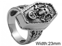 Stainless Steel Skull Rings Wholesale - HY0062R621