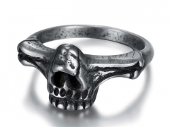 Stainless Steel Skull Rings Wholesale - HY0119R469