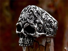 Stainless Steel Skull Rings Wholesale - HY0012R1048