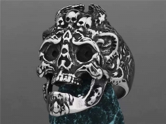 Stainless Steel Skull Rings Wholesale - HY0145R0134