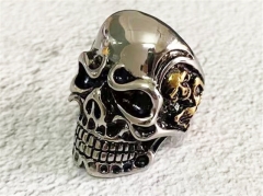 Stainless Steel Skull Rings Wholesale - HY0153R0320