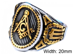 Stainless Steel Jewelry Wholesale - Stainless Steel Rings - HY0012R319