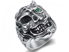 Stainless Steel Skull Rings Wholesale - HY0119R264
