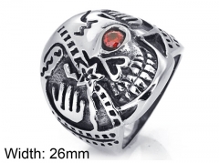 Stainless Steel Skull Rings Wholesale - HY0001R169