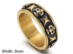Stainless Steel Skull Rings Wholesale - HY0150R0223