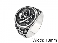 Stainless Steel Skull Rings Wholesale - HY0013R612