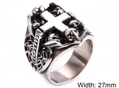 Stainless Steel Skull Rings Wholesale - HY0143R0965