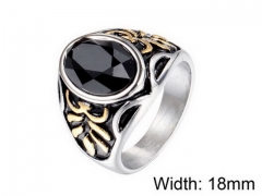 Stainless Steel Jewelry Wholesale - Stainless Steel Rings - HY004R0080HMC