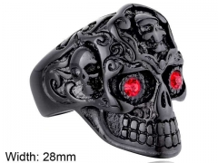 Stainless Steel Skull Rings Wholesale - HY0143R0548