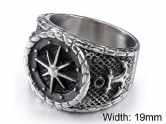 Stainless Steel Jewelry Wholesale - Stainless Steel Rings - HY002R0049HMR