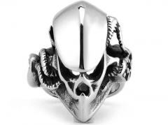 Stainless Steel Skull Rings Wholesale - HY0143R0555