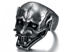 Stainless Steel Skull Rings Wholesale - HY0119R418