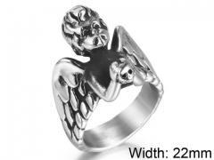 Stainless Steel Jewelry Wholesale - Stainless Steel Rings - HY0011R351