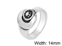Stainless Steel Skull Rings Wholesale - HY0013R557