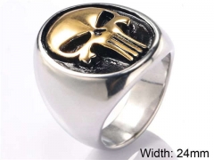 Stainless Steel Skull Rings Wholesale - HY0143R0020