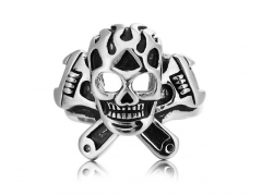 Stainless Steel Skull Rings Wholesale - HY0013R432