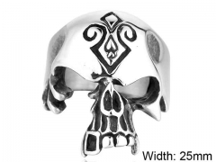 Stainless Steel Skull Rings Wholesale - HY0143R0603
