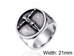 Stainless Steel Jewelry Wholesale - Stainless Steel Rings - HY004R0030HMY