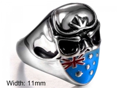 Stainless Steel Skull Rings Wholesale - HY002R157