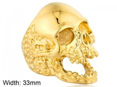 Stainless Steel Skull Rings Wholesale - HY0143R0517